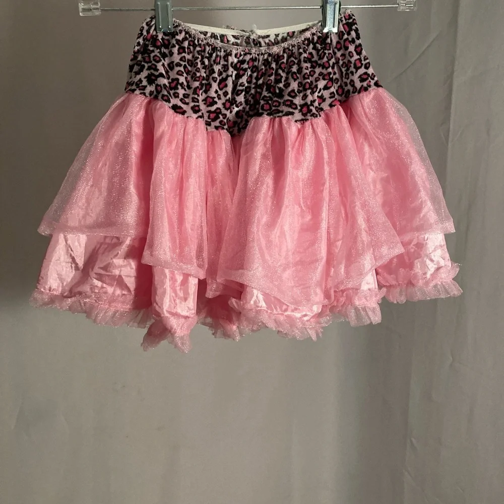 Animal print sparkle skirt one size fits all elastic